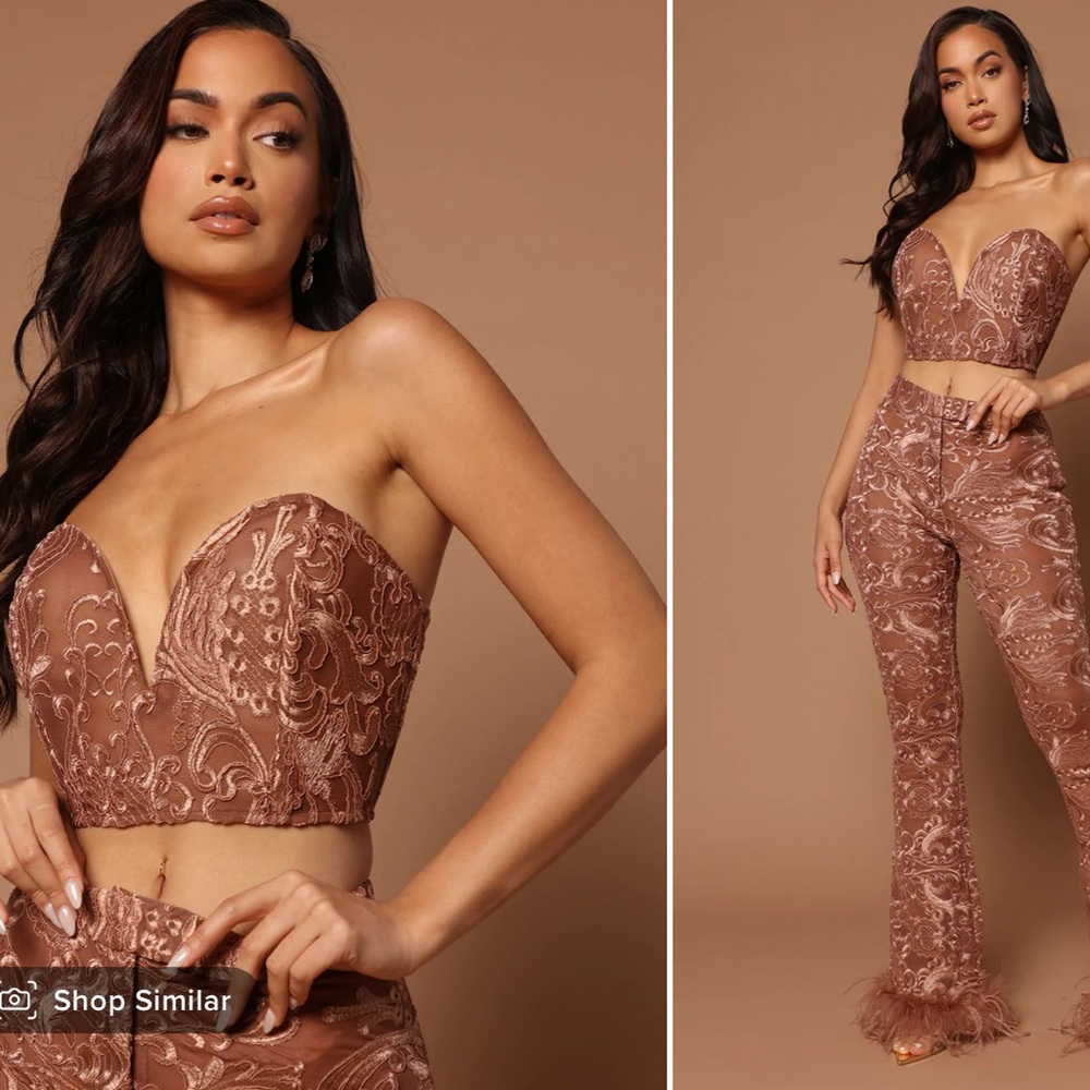 Lorrie Strapless Top and Bottom Set ( Fashion Nõva )
